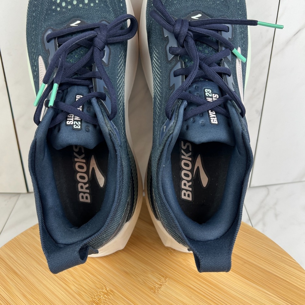 Brooks Glycerin GTS 23 Womens Size 10.5 B Spellbound Yucca Blue Running Shoes - Picture 11 of 12